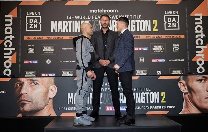  World Championship Boxing: Martinez Vs Warrington 2